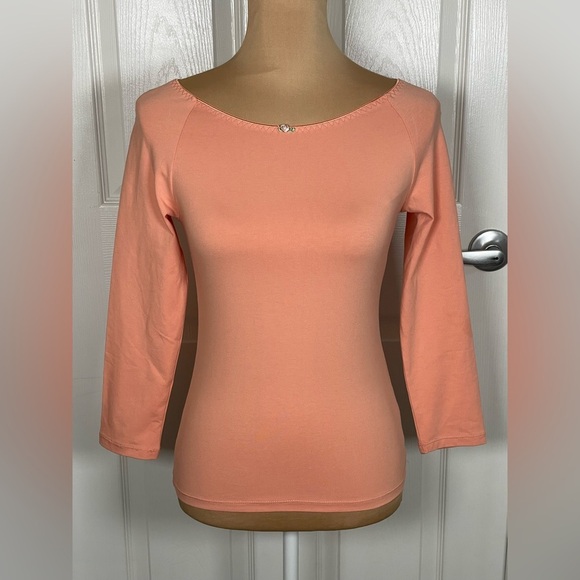 Free People Peach Blouse NWT Small - Picture 3 of 12